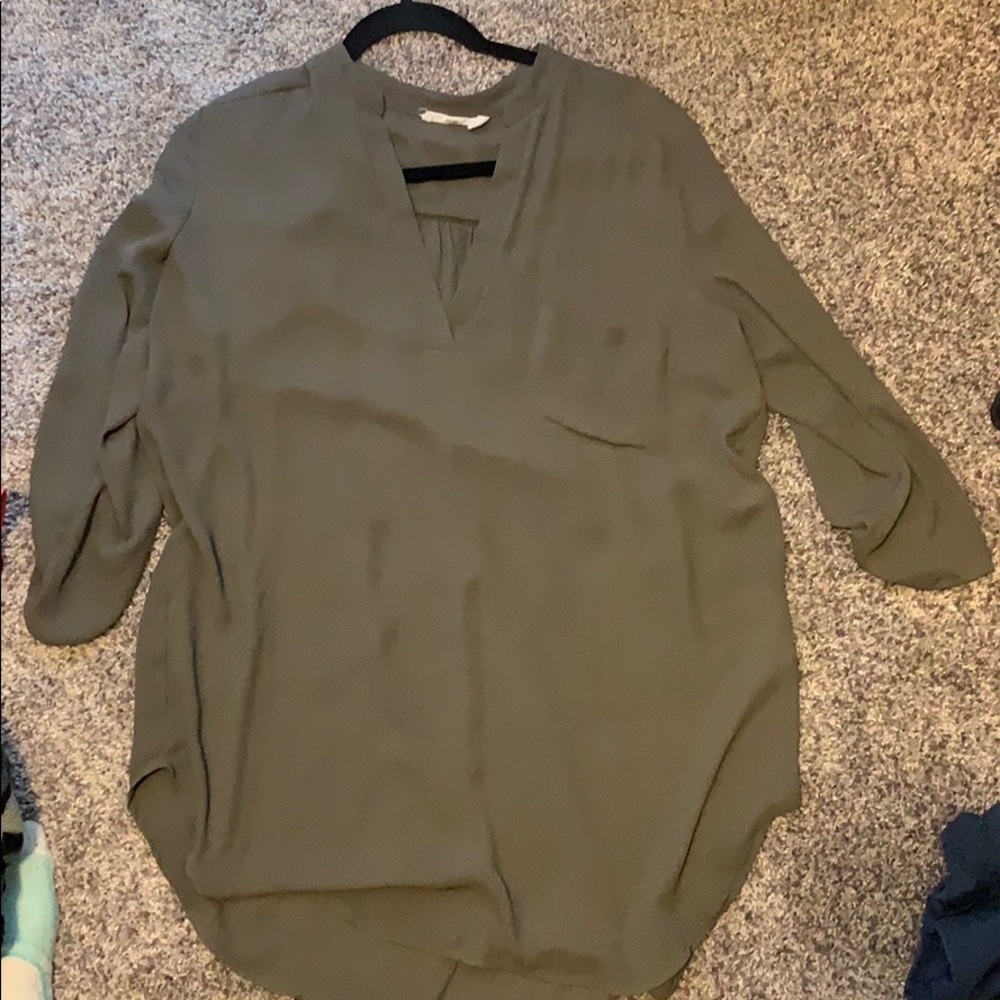 Olive Tunic Top
